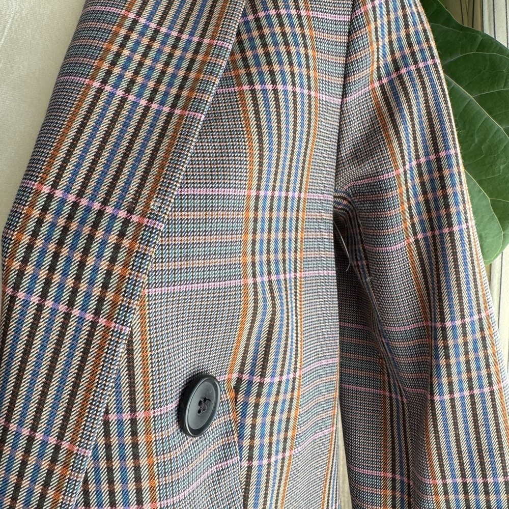 Veronica Beard  Plaid Oversized Boxy Blazer - Picture 2 of 8